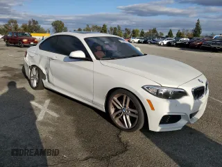 2015 BMW 2 Series 228i with VIN WBA1F9C54FVW98698, listed as a Copart auction lot 47660115 with 91,221 mi miles and Salvage Title. Bid and sale history available at carsss.com. Image 4.