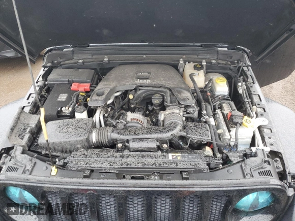 2019 Jeep Wrangler Unlimited Sport with VIN 1C4HJXDG8KW603584, listed as a Copart auction lot 86677784 with 85,182 mi miles and Salvage title. Bid and sale history available at DreamBid. Image 11.