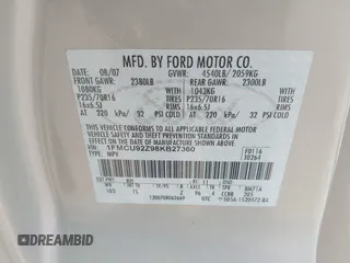 2008 Ford Escape XLS z VIN 1FMCU92Z98KB27360, wystawiony jako IAAI lot #42821934 z przebiegiem 168 647 mil mil oraz . Historia ofert i sprzedaży dostępna na DreamBid. Obrazek 9.