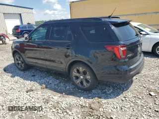 2018 Ford Explorer Sport z VIN 1FM5K8GT0JGA35611, wystawiony jako Copart lot #62075905 z przebiegiem 81 553 mil mil oraz Szkoda całkowita • Salvage title. Historia ofert i sprzedaży dostępna na DreamBid. Obrazek 2.