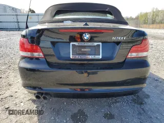 2009 BMW 1 Series 128i with VIN WBAUL73549VJ75437, listed as a Copart auction lot 49724985 with Not provided miles and Salvage title. Bid and sale history available at DreamBid. Image 6.