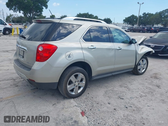 2014 Chevrolet Equinox LTZ with VIN 2GNFLHEK6E6281012, listed as a IAAI auction lot 39797831 with 1 mi miles. Bid and sale history available at carsss.com. Image 4.