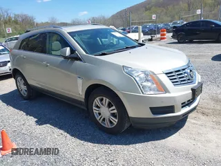 2013 Cadillac SRX Luxury Collection with VIN 3GYFNCE33DS600195, listed as a IAAI auction lot 42026606 with 136,592 mi miles. Bid and sale history available at carsss.com. Image 1.