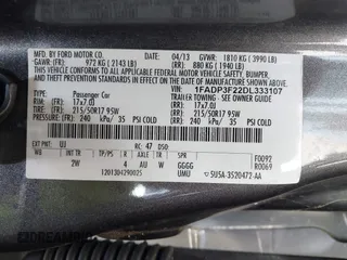 2013 Ford Focus SE with VIN 1FADP3F22DL333107, listed as a IAAI auction lot 41927543 with 115,048 mi miles and . Bid and sale history available at carsss.com. Image 9.