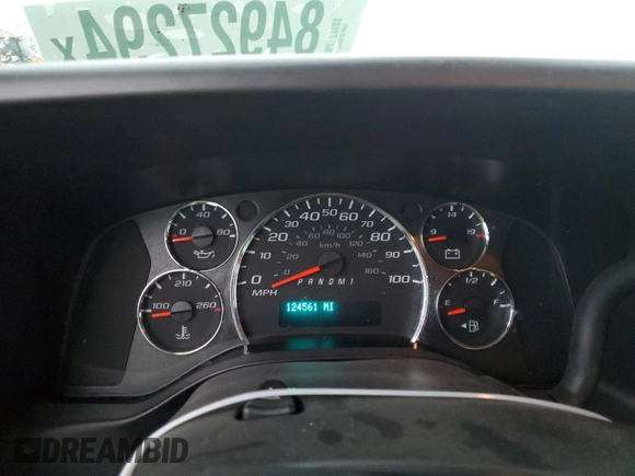 2020 Chevrolet Express Cargo Van with VIN 1GCWGAFP9L1241814, listed as a Copart auction lot 84927294 with 124,561 mi miles and Salvage Title. Bid and sale history available at carsss.com. Image 9.