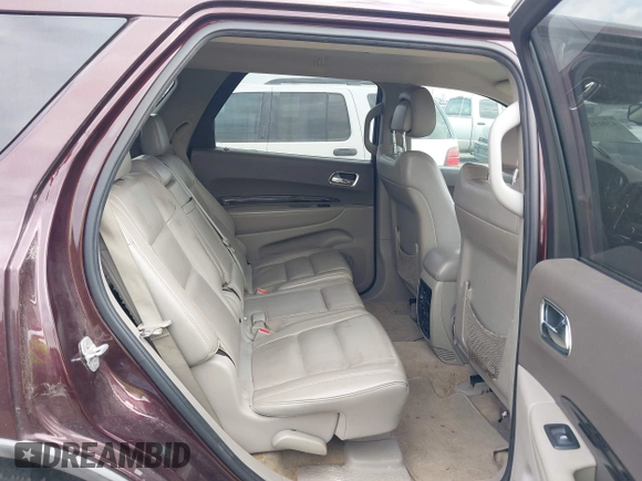 2012 Dodge Durango Crew with VIN 1C4RDHDG7CC144357, listed as a IAAI auction lot 42019204 with 174,408 mi miles and . Bid and sale history available at DreamBid. Image 8.