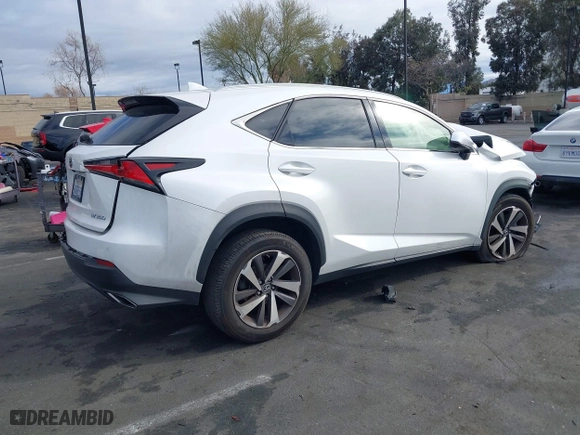 2021 Lexus NX with VIN JTJGARBZ9M5028428, listed as a IAAI auction lot 41719808 with 1 mi miles. Bid and sale history available at carsss.com. Image 4.