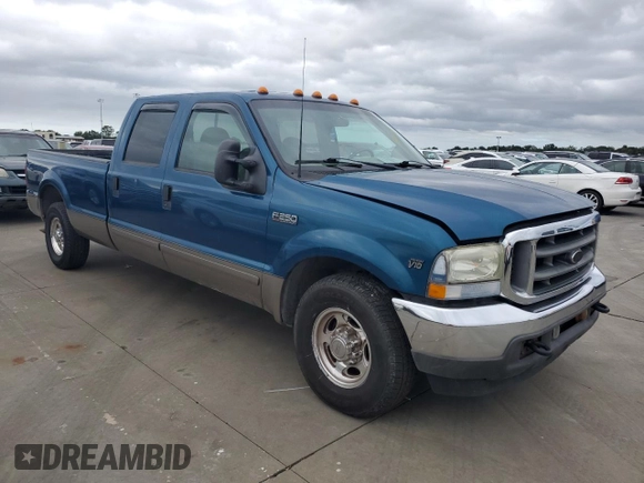 2002 Ford Super Duty F-250 XL with VIN 1FTNW20S42EA35244, listed as a Copart auction lot 74455194 with Not Provided miles and Non Repairable. Bid and sale history available at carsss.com. Image 4.