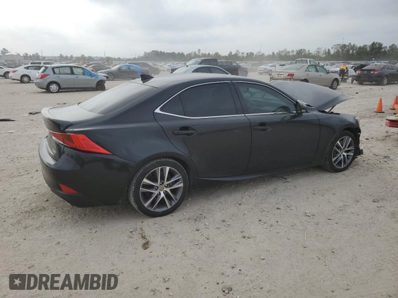 2020 Lexus IS 300 with VIN JTHAA1D20L5107123, listed as a Copart auction lot 82260834 with 58,169 mi miles and Salvage title. Bid and sale history available at DreamBid. Image 3.