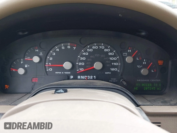 2005 Ford Explorer Eddie Bauer with VIN 1FMDU74K65UB36705, listed as a IAAI auction lot 42704357 with 207,245 mi miles and . Bid and sale history available at DreamBid. Image 7.
