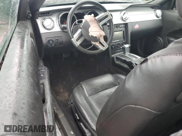 2009 Ford Mustang with VIN 1ZVHT84N595116922, listed as a Copart auction lot 55129515 with 180,469 mi miles and Salvage title. Bid and sale history available at DreamBid. Image 8.