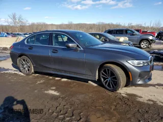 2021 BMW 3 Series 330i xDrive with VIN 3MW5R7J06M8B85005, listed as a Copart auction lot 45210325 with 52,240 mi miles and Salvage title. Bid and sale history available at DreamBid. Image 4.