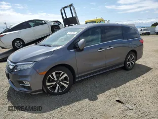 2018 Honda Odyssey Elite with VIN 5FNRL6H95JB062176, listed as a Copart auction lot 53756495 with 96,361 mi miles and Clean Title. Bid and sale history available at carsss.com. Image 1.