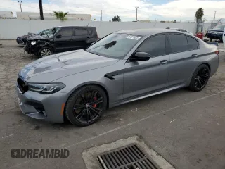 2023 BMW M5 with VIN WBS83CH05PCM79470, listed as a Copart auction lot 67371803 with 3,923 mi miles. Bid and sale history available at carsss.com. Image 1.