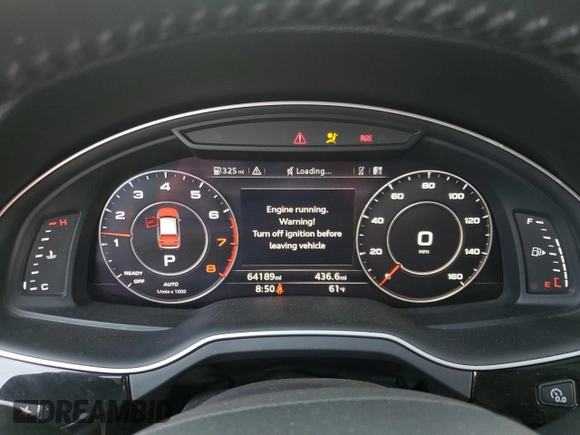 2017 Audi Q7 Premium Plus with VIN WA1LAAF71HD051350, listed as a Copart auction lot 53358465 with 64,189 mi miles and Salvage title. Bid and sale history available at DreamBid. Image 9.
