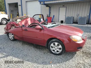 2009 Kia Spectra EX with VIN KNAFE221895648910, listed as a Copart auction lot 73978094 with Not Provided miles and Salvage Title. Bid and sale history available at carsss.com. Image 4.