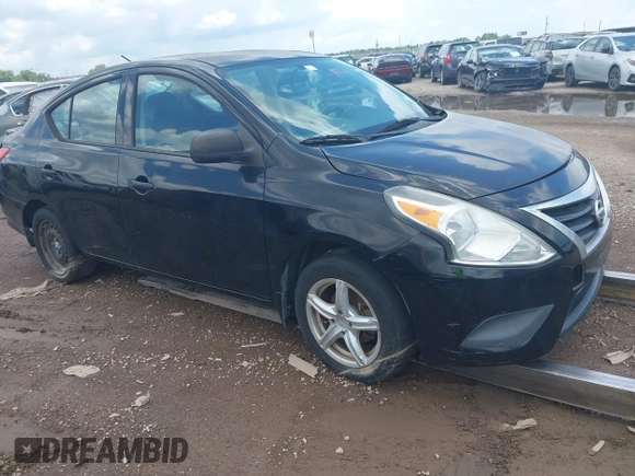 2015 Nissan Versa SV with VIN 3N1CN7AP1FL915411, listed as a IAAI auction lot 42585445 with 161,813 mi miles and . Bid and sale history available at DreamBid. Image 1.
