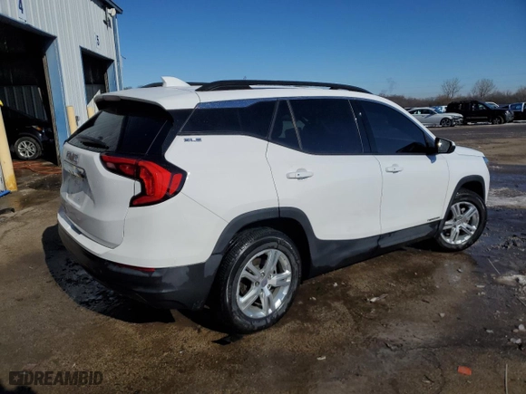 2020 GMC Terrain SLE with VIN 3GKALMEVXLL257184, listed as a Copart auction lot 46069415 with 56,226 mi miles and Salvage Title. Bid and sale history available at carsss.com. Image 3.