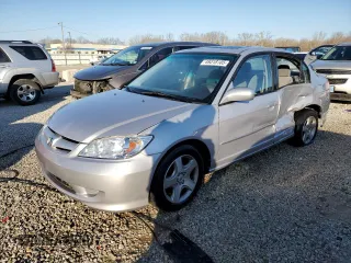 2004 Honda Civic EX with VIN 1HGES26714L012163, listed as a Copart auction lot 49318105 with 172,075 mi miles and Salvage Title. Bid and sale history available at DreamBid. Image 1.