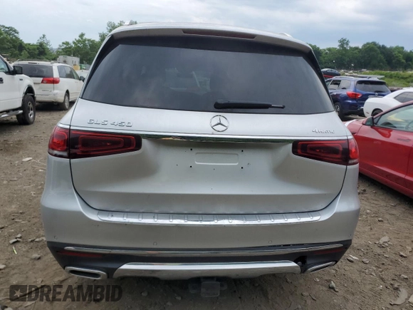 2020 Mercedes-Benz GLS 450 with VIN 4JGFF5KE0LA288689, listed as a Copart auction lot 58320244 with 27,718 mi miles and Salvage Title. Bid and sale history available at DreamBid. Image 6.