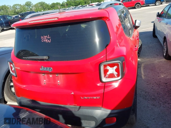 2016 Jeep Renegade Limited с VIN ZACCJADT6GPC94058, выставлен на аукционе IAAI как лот 42203571 с пробегом 101 165 миль миль и . История ставок и продаж доступна на DreamBid. Изображение 15.