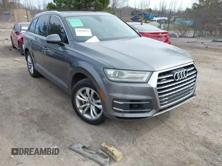 2017 Audi Q7 Premium Plus with VIN WA1LAAF76HD042448, listed as a IAAI auction lot 42030033 with 97,540 mi miles. Bid and sale history available at carsss.com. Image 1.