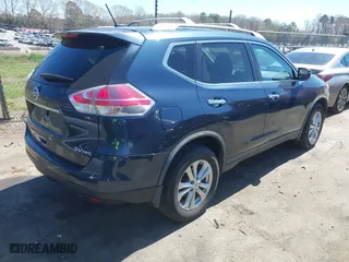 2016 Nissan Rogue S with VIN KNMAT2MVXGP695361, listed as a IAAI auction lot 41896209 with 100,551 mi miles. Bid and sale history available at carsss.com. Image 4.
