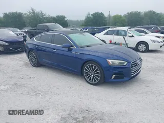 2018 Audi A5 Sportback Premium Plus with VIN WAUBNCF51JA010348, listed as a IAAI auction lot 42158517 with 78,731 mi miles and . Bid and sale history available at DreamBid. Image 1.