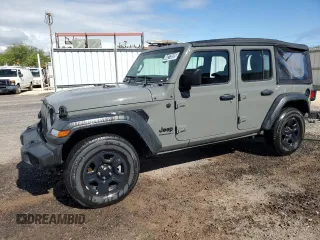 2023 Jeep Wrangler Sport with VIN 1C4HJXDG9PW699538, listed as a Copart auction lot 44275595 with 23,331 mi miles and Clean Title. Bid and sale history available at DreamBid. Image 1.