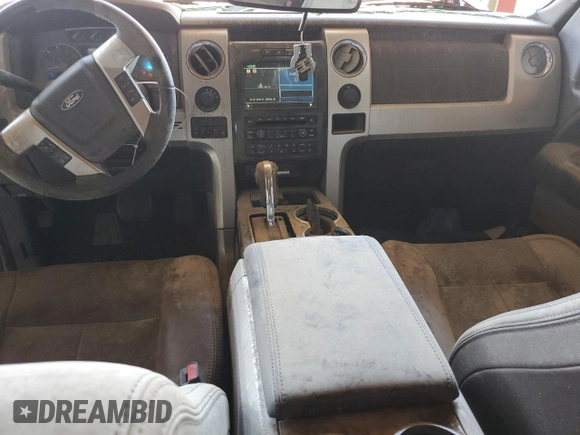 2012 Ford F-150 XL with VIN 1FTFW1ET3CFC55874, listed as a Copart auction lot 65755355 with 174,018 mi miles and Salvage title. Bid and sale history available at DreamBid. Image 8.