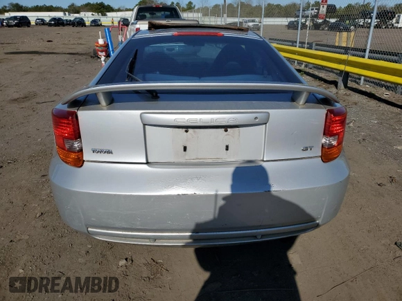 2000 Toyota Celica GT with VIN JTDDR32T1Y0014999, listed as a Copart auction lot 53584735 with Not provided miles and Clean title. Bid and sale history available at DreamBid. Image 6.