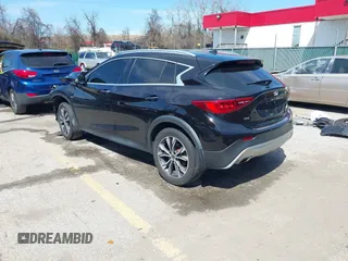2017 Infiniti QX30 Premium with VIN SJKCH5CR7HA022688, listed as a IAAI auction lot 41883348 with 87,419 mi miles and . Bid and sale history available at DreamBid. Image 3.