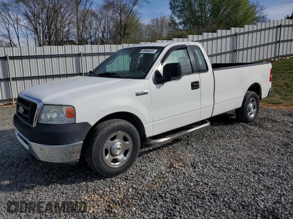 2005 Ford F-150 XL with VIN 1FTRF12235NB42119, listed as a Copart auction lot 49846935 with 242,635 mi miles and Clean Title. Bid and sale history available at carsss.com. Image 1.