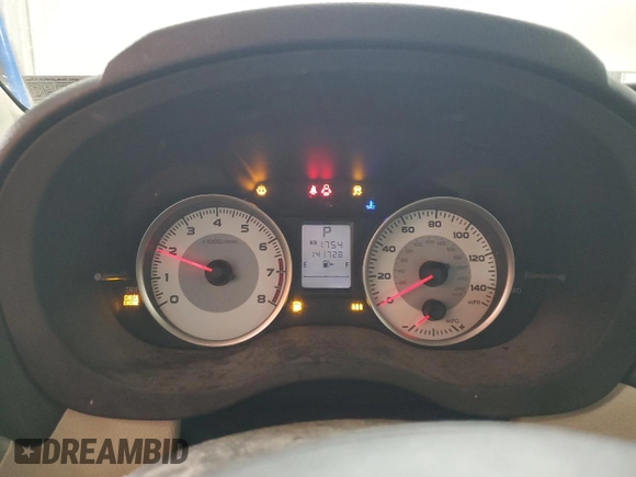 2012 Subaru Impreza Premium with VIN JF1GPAC6XCH246534, listed as a Copart auction lot 61001935 with 141,728 mi miles and Salvage title. Bid and sale history available at DreamBid. Image 9.