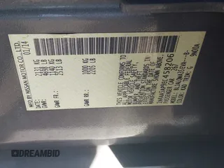 2014 Nissan Maxima S with VIN 1N4AA5AP9EC458206, listed as a IAAI auction lot 42164044 with 109,194 mi miles and . Bid and sale history available at DreamBid. Image 9.