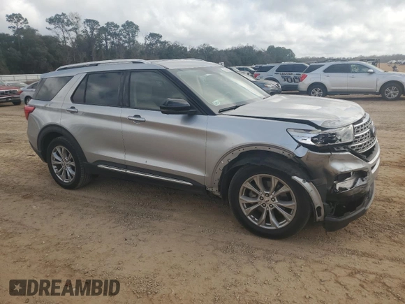 2021 Ford Explorer Limited with VIN 1FMSK8FH0MGA37816, listed as a Copart auction lot 45048395 with 172,193 mi miles and Salvage Title. Bid and sale history available at carsss.com. Image 4.