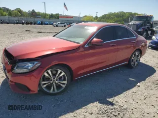 2018 Mercedes-Benz C 300 z VIN 55SWF4JB2JU272776, wystawiony jako Copart lot #53479355 z przebiegiem 85 643 mil mil oraz Szkoda całkowita • Salvage title. Historia ofert i sprzedaży dostępna na DreamBid. Obrazek 1.