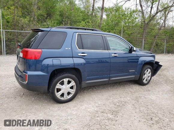 2017 GMC Terrain SLE z VIN 2GKALNEK2H6202610, wystawiony jako Copart lot #56238465 z przebiegiem 54 706 mil mil oraz Szkoda całkowita • Salvage title. Historia ofert i sprzedaży dostępna na DreamBid. Obrazek 3.