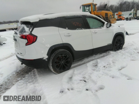 2020 GMC Terrain SLE with VIN 3GKALTEV9LL332757, listed as a IAAI auction lot 41130912 with 92,307 mi miles and . Bid and sale history available at DreamBid. Image 4.