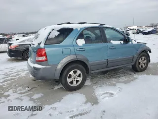 2003 Kia Sorento LX with VIN KNDJC733135076683, listed as a Copart auction lot 45785365 with 0 mi miles and Salvage Title. Bid and sale history available at carsss.com. Image 3.