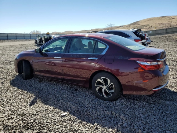 2017 Honda Accord Sedan LX with VIN 1HGCR2F34HA232463, listed as a Copart auction lot 50269365 with 41,651 mi miles and Salvage Title. Bid and sale history available at carsss.com. Image 2.