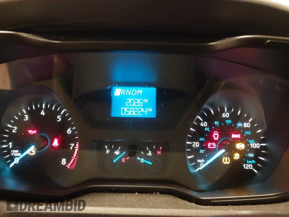 2019 Ford Transit Passenger XL with VIN 1FBZX2CM8KKA07514, listed as a IAAI auction lot 41235965 with 58,224 mi miles. Bid and sale history available at carsss.com. Image 7.