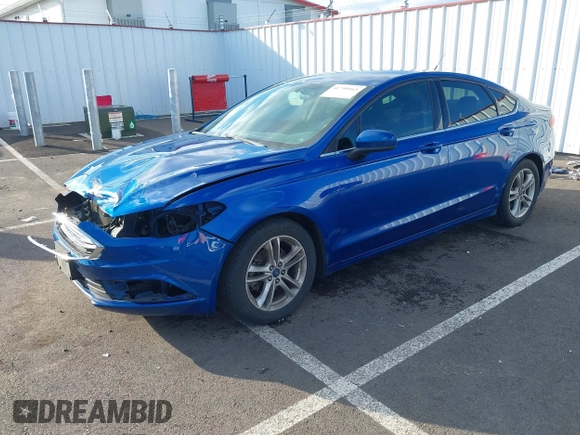 2018 Ford Fusion SE with VIN 3FA6P0HDXJR168152, listed as a IAAI auction lot 41740165 with 129,636 mi miles. Bid and sale history available at carsss.com. Image 2.