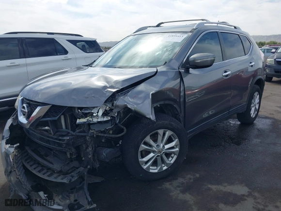 2015 Nissan Rogue SV with VIN KNMAT2MV9FP510988, listed as a IAAI auction lot 41895413 with 211,113 mi miles. Bid and sale history available at carsss.com. Image 17.