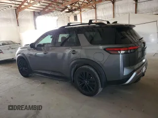 2022 Nissan Pathfinder Platinum with VIN 5N1DR3DK0NC215464, listed as a Copart auction lot 55398925 with 85,302 mi miles and Salvage title. Bid and sale history available at DreamBid. Image 2.
