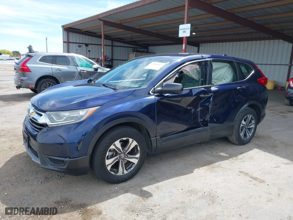2017 Honda CR-V LX with VIN 7FARW5H39HE015356, listed as a IAAI auction lot 42028467 with 149,785 mi miles. Bid and sale history available at carsss.com. Image 2.
