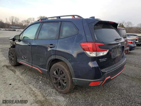 2019 Subaru Forester Sport with VIN JF2SKAPC9KH429944, listed as a Copart auction lot 48798055 with 127,718 mi miles and Salvage Title. Bid and sale history available at carsss.com. Image 2.