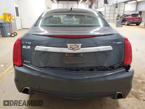 2018 Cadillac CTS Luxury AWD with VIN 1G6AX5SS2J0113495, listed as a Copart auction lot 41609245 with 51,701 mi miles and Salvage Title. Bid and sale history available at DreamBid. Image 6.