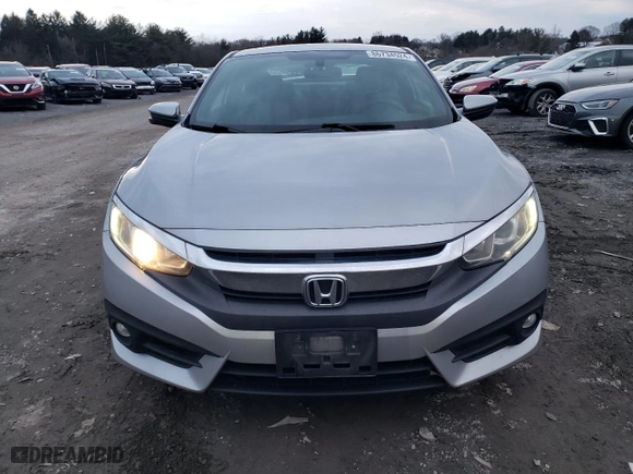 2016 Honda Civic Coupe EX-T with VIN 2HGFC3B36GH356910, listed as a Copart auction lot 86734524 with 144,332 mi miles and Salvage Title. Bid and sale history available at carsss.com. Image 5.