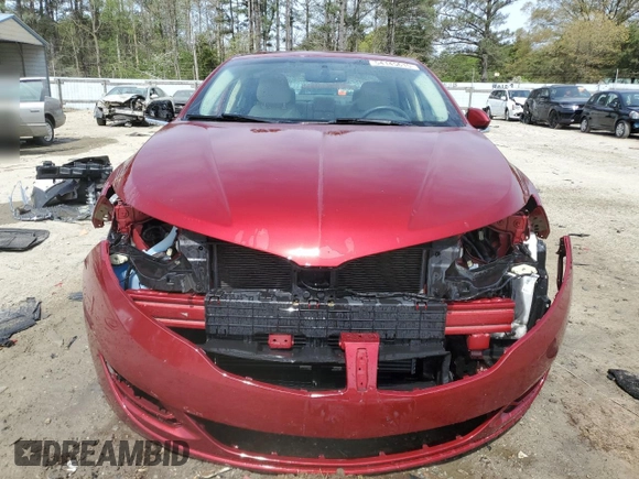 2015 Lincoln MKZ with VIN 3LN6L2J93FR624292, listed as a Copart auction lot 54145615 with 41,905 mi miles and Salvage title. Bid and sale history available at DreamBid. Image 5.
